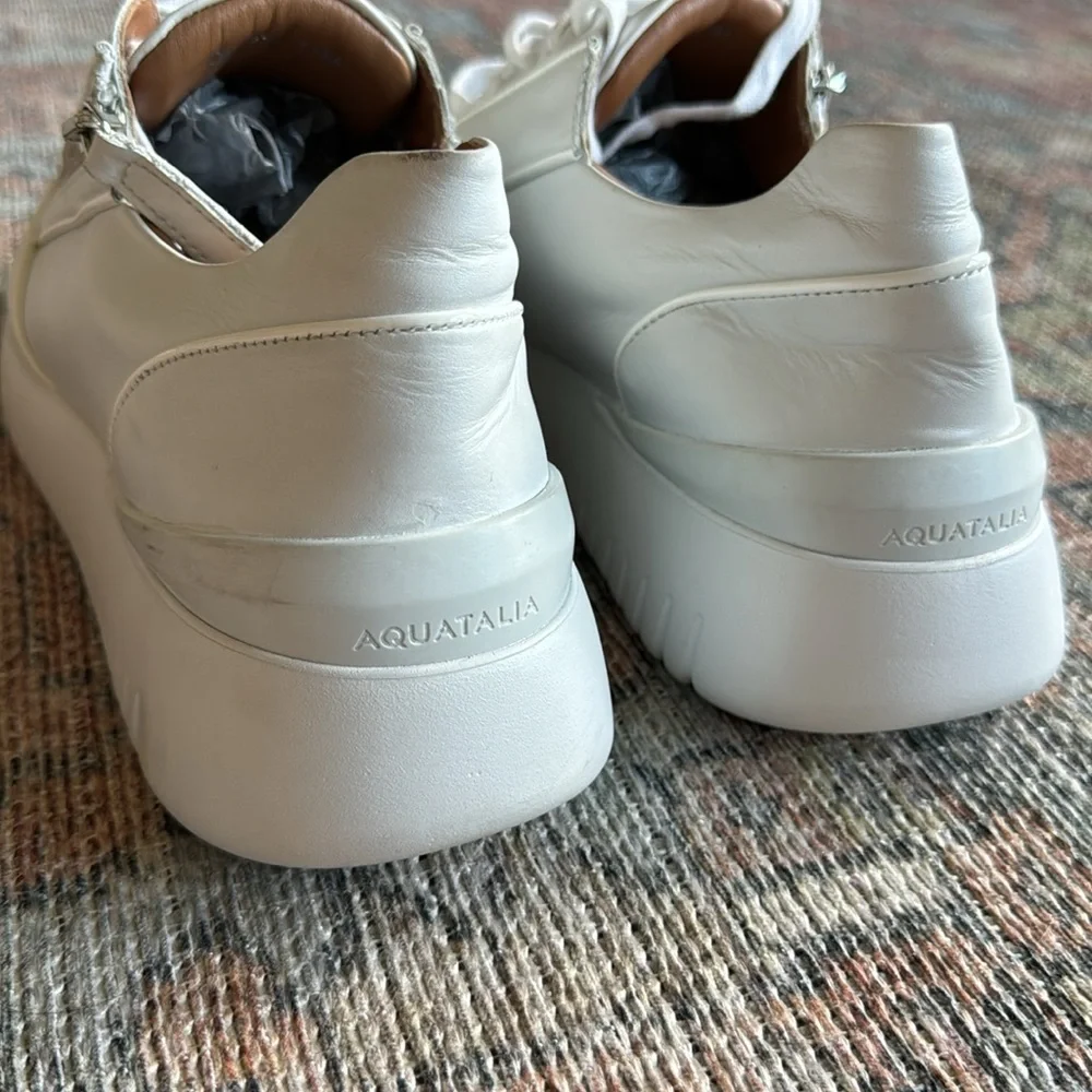 Aquatalia Claretta Sneaker in White